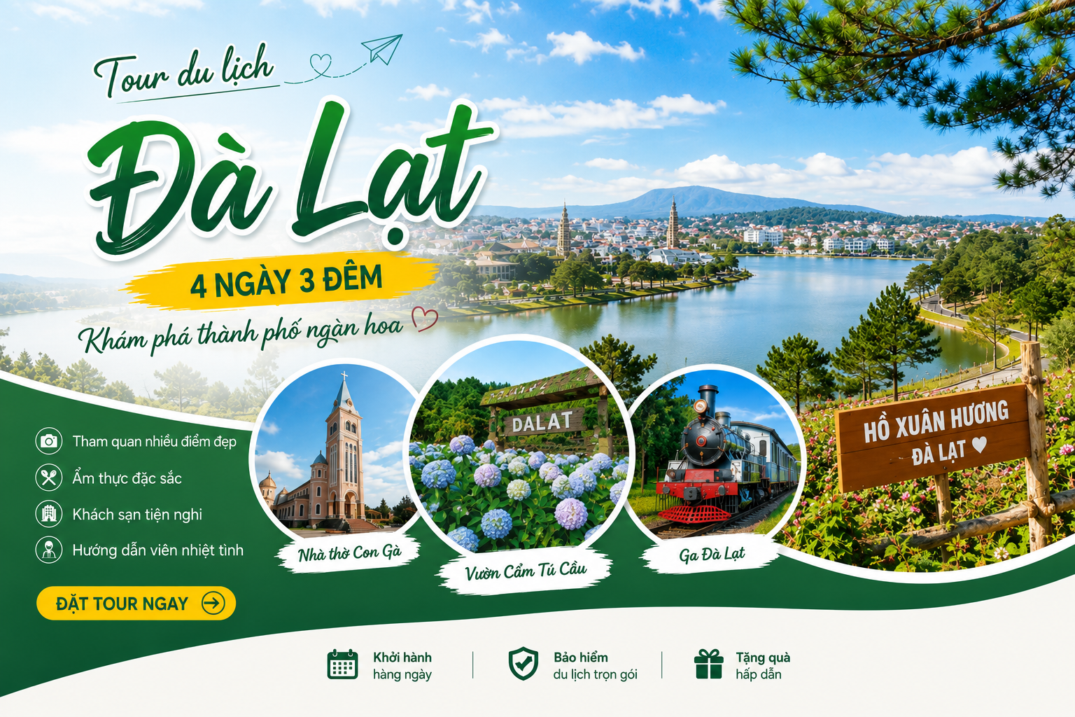 ĐÀ LẠT – TP. NGÀN HOA (4N3Đ)