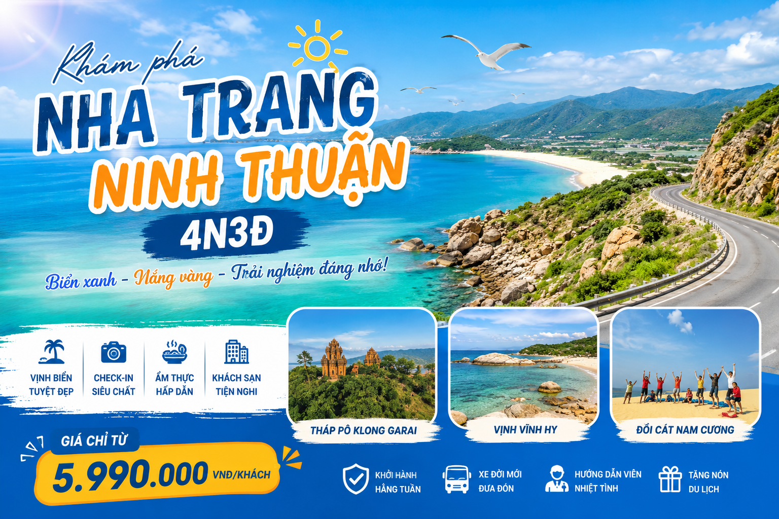 NHA TRANG – NINH THUẬN (4N3Đ)
