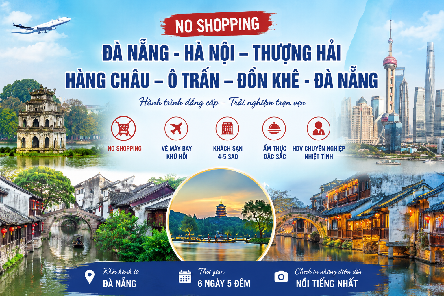 ĐÀ NẴNG - TRUNG QUỐC (6N5Đ)