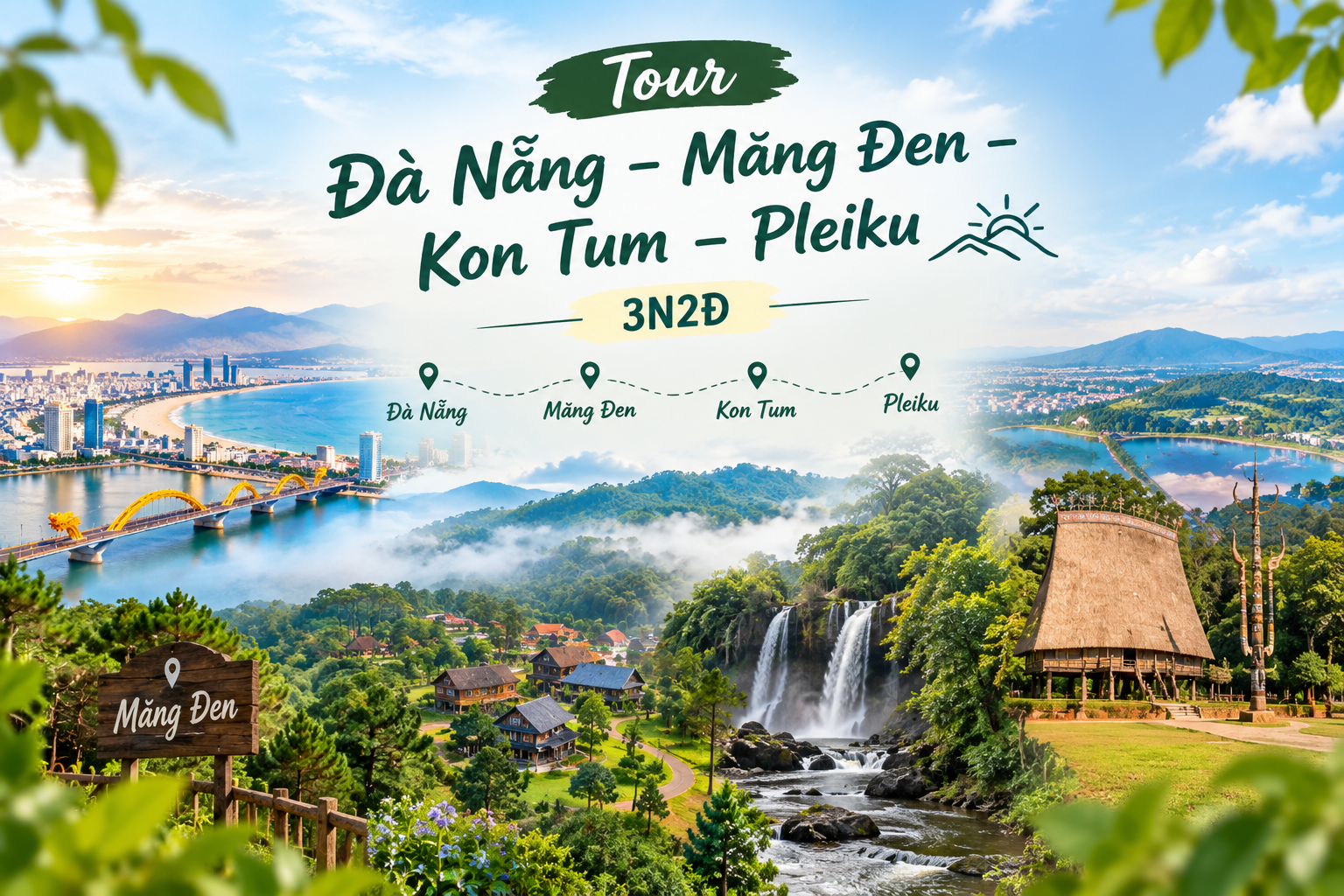 Đà Nẵng – Măng Đen – Kon Tum – Pleiku | 3N2Đ